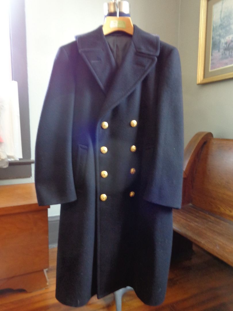 United States Navy Officers Bridge Coat Unissued Naval Contract Size